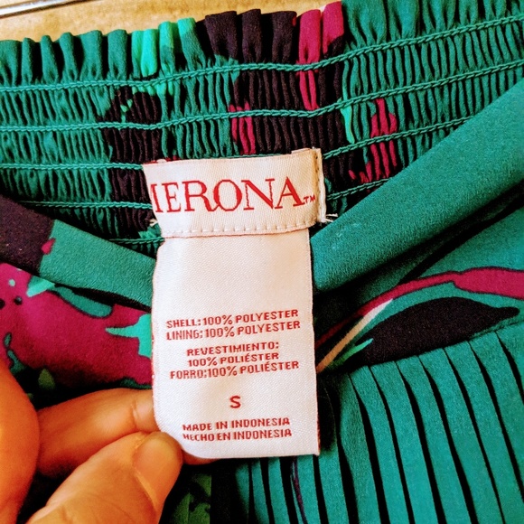 Merona | Target | Green Floral Skirt | S - Picture 4 of 5